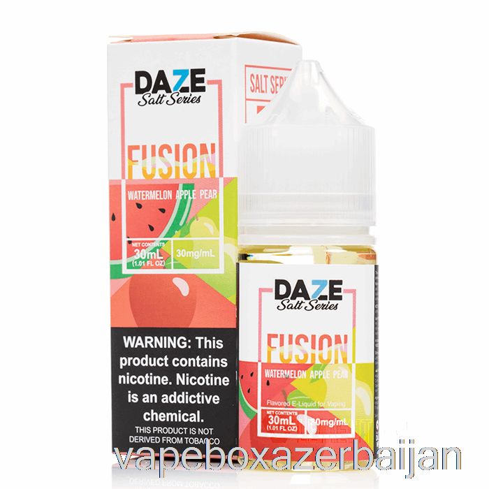 E-Juice Vape Watermelon Apple Pear - 7 Daze Salts - 30mL 30mg